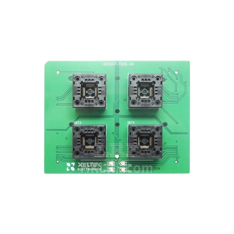 Original Xeltek GX3047-T050-S4 Quad QFP Socket Adapter for SuperPro 7500N Mass QFP IC Programming good