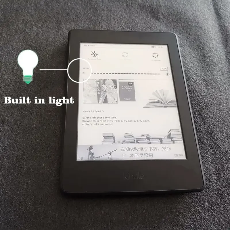 Kindle Paperwhite 6in 4GB light E Reader الحبر الإلكتروني قارئ الكتب الإلكترونية القابل للتسجيل لقارئ الكتب الإلكترونية Kindle Libre دعم TXT، PDF