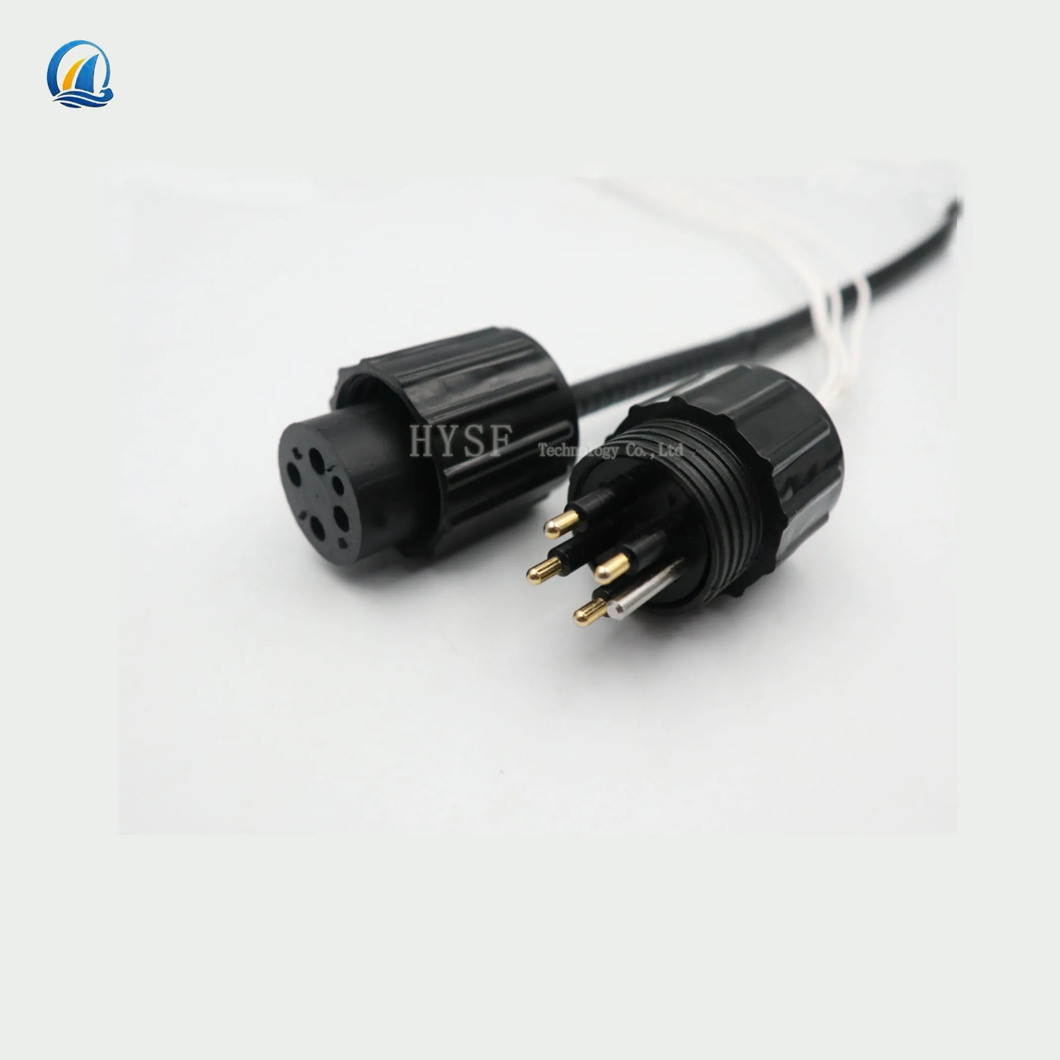 IP69K Seaconnn BH4M IL4F Rov Subconn 4pin Male Bulkhead 316L Subsea Underwater Cable Connector