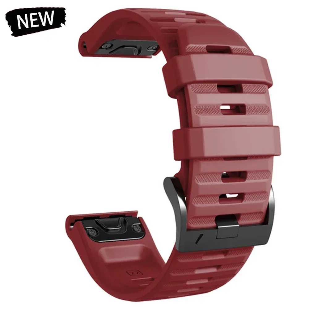 QuickFit Silikon 22 26 mm Armband für Garmin fenix 6 6X Pro 7 7X 5X 5 Plus fenix8 E Armband Forerunner 955 965 Tactix 8 Armband