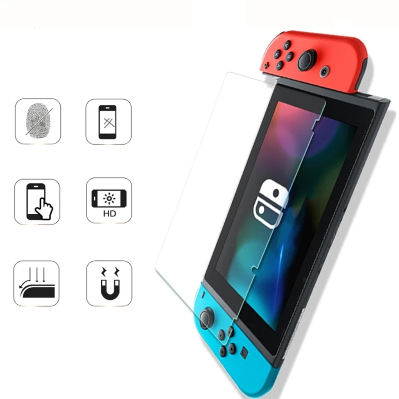 Tempered Glass Screen Protector Hard Film for Switch OLED Game Console Film
