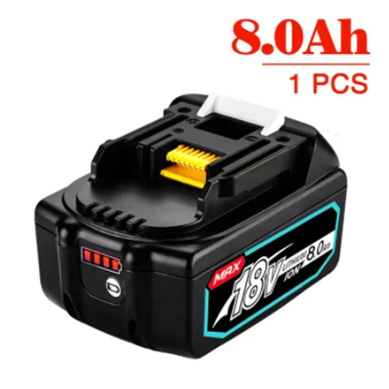SWZY New 18V 6000mAh 8000mAh Rechargeable Replacement Lithium Ion Battery for Makita BL1860 BL1830 BL1815 Electric Power Tools