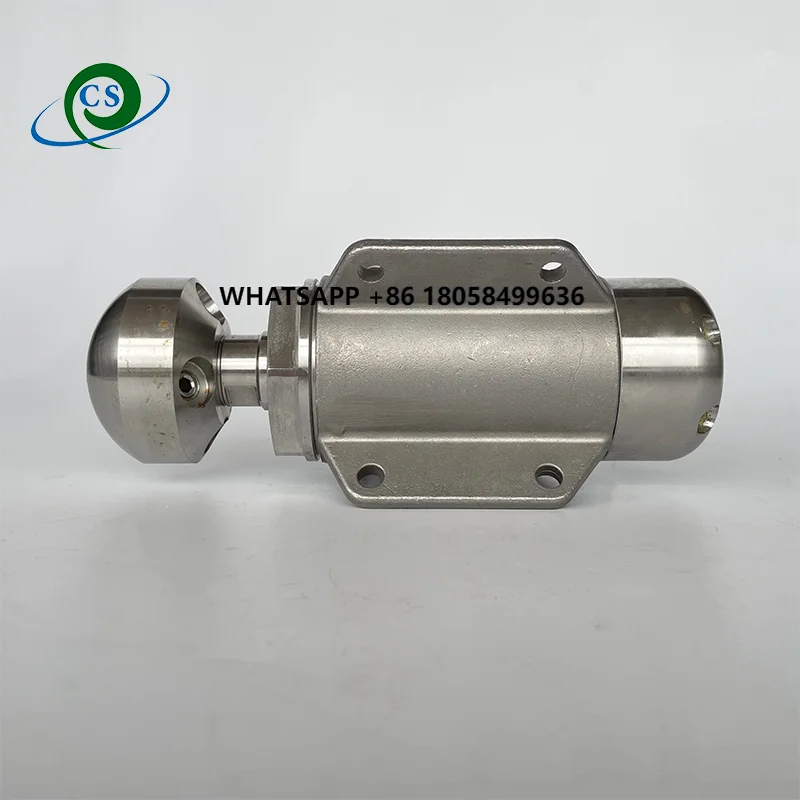 

300bar High Pressure 80-400L/min Jet Drain Cleaning Water Rotating Cutting Stainless Steel Sewer Jetter Nozzle for Pipe Cleaning