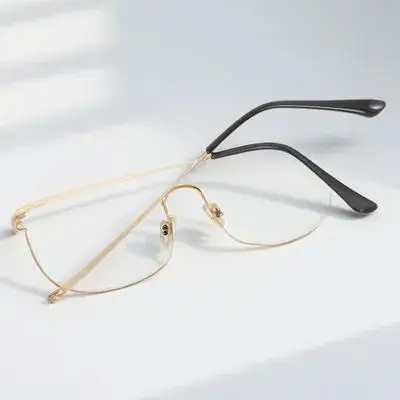 

2pcs Metal Eyeglasses Legs Replacement Durable Comfortable Universal Glasses Arm For Repair Kit Black Accessories