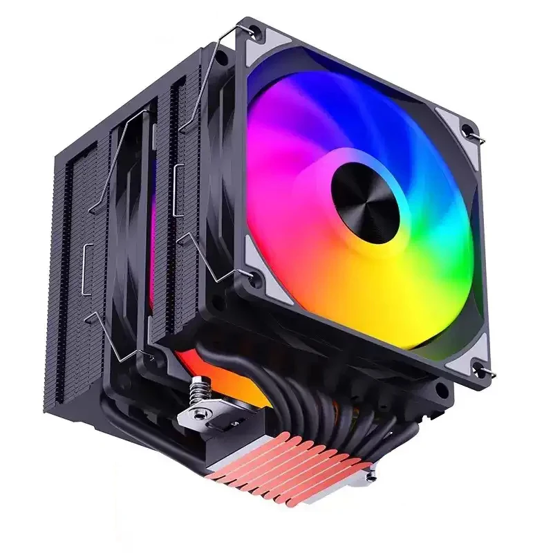 Snowman 8 Heat pipes CPU Cooler Air Radiator Tower-Type Heatsink Temperature Controlling Noise-Free For Intel&AMD Processors