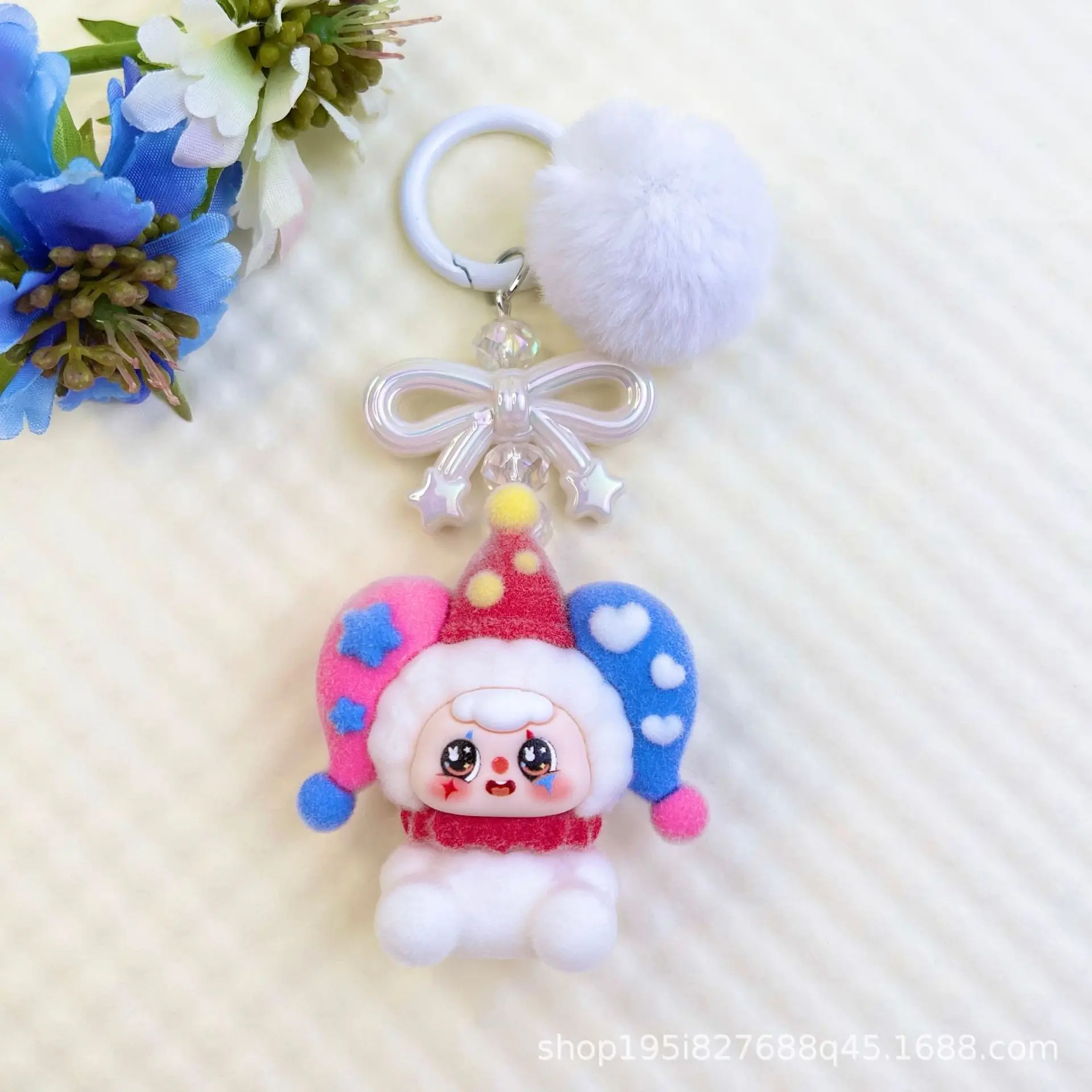 1PCSNew نموذج كيس فول السيرك زوجين سيارة المفاتيح حقيبة شماعات الديكور العصرية لعبة المفاتيح