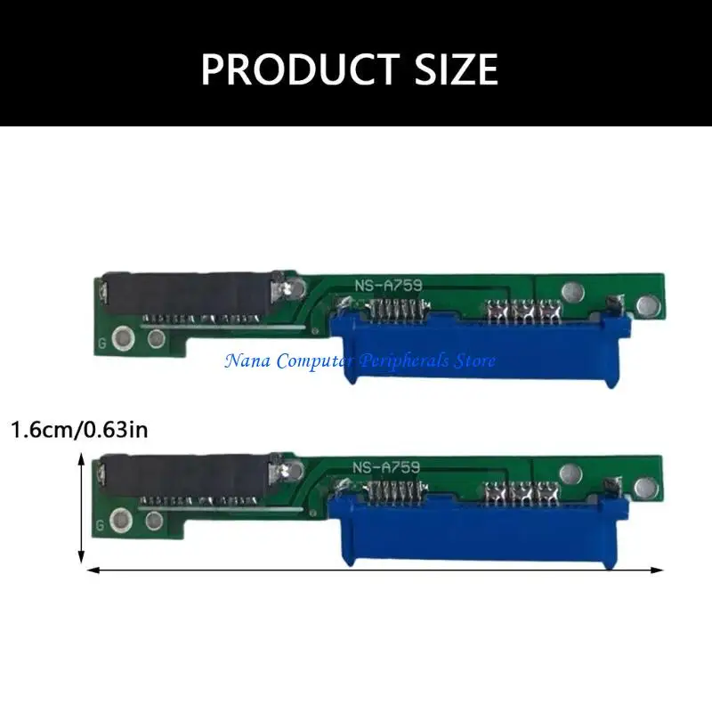 F68C Microsata 7+6 남성 to satas 7+15 암컷 어댑터 Serialata 변환기 310 312 320 330 5000 회로 보드