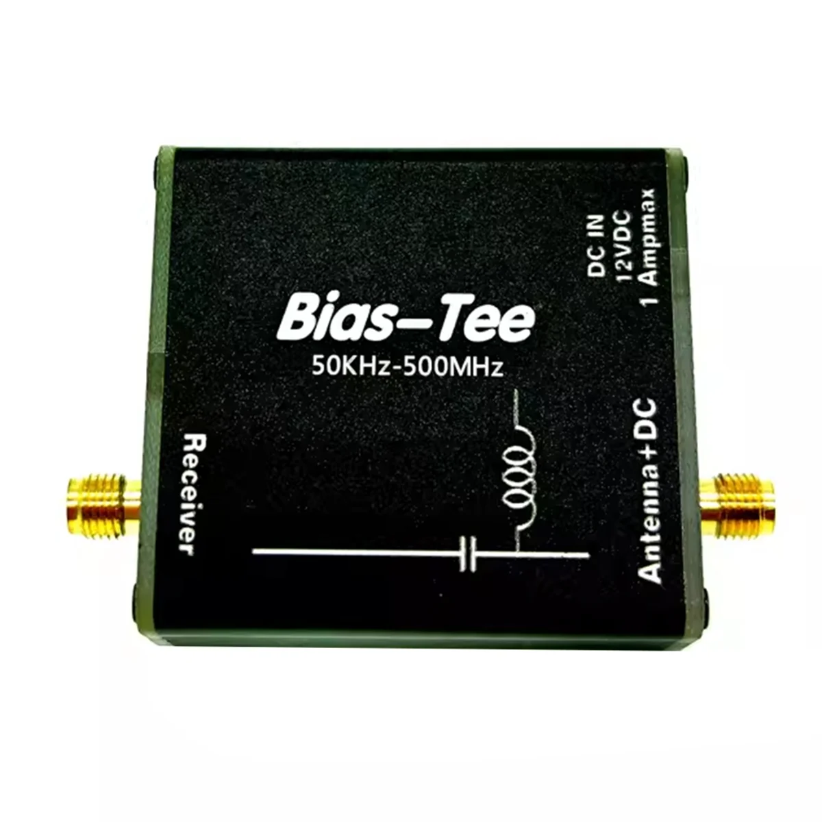 For HFDYLoop HFDY Loop Antenna Feed Bias Tee 50KHz-500MHz RF DC Blocker Biaser