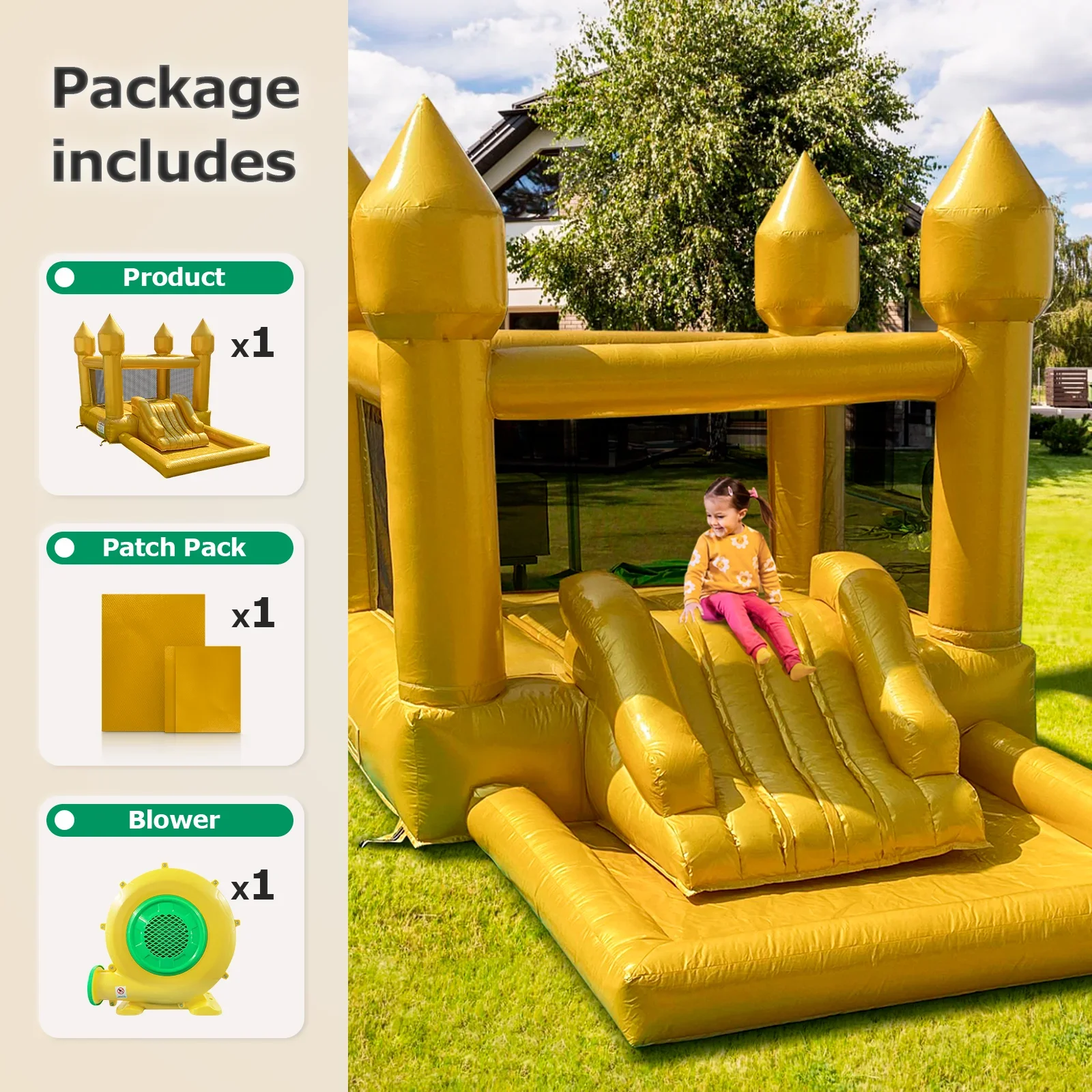 Casa de rebote inflable totalmente de PVC, castillo inflable/casa de salto de luna/empotero personalizado para boda, juguetes de fiesta para niños