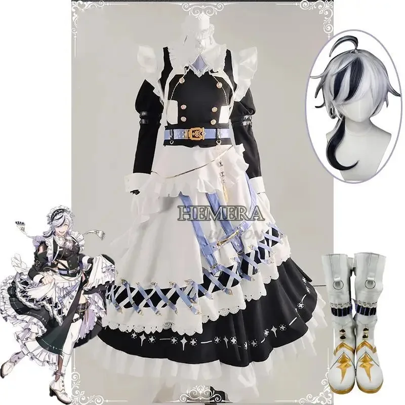 

2025iyi Game Nu: Blade, костюмы для косплея, женское милое платье горничной, костюм на Хэллоуин, карнавальная униформа, одежда в стиле аниме на заказ