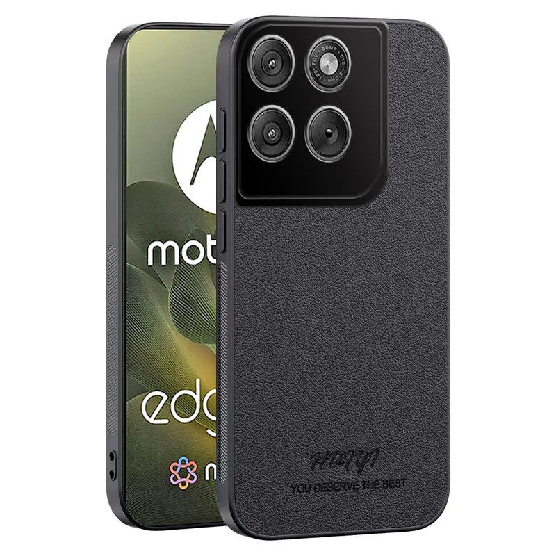 Para Motorola Moto Edge 70 X70 Funda de aire nuevo negocio Funda magnética de cuero liso para PC anticaída para MOTO X70 Funda a prueba de golpes de aire