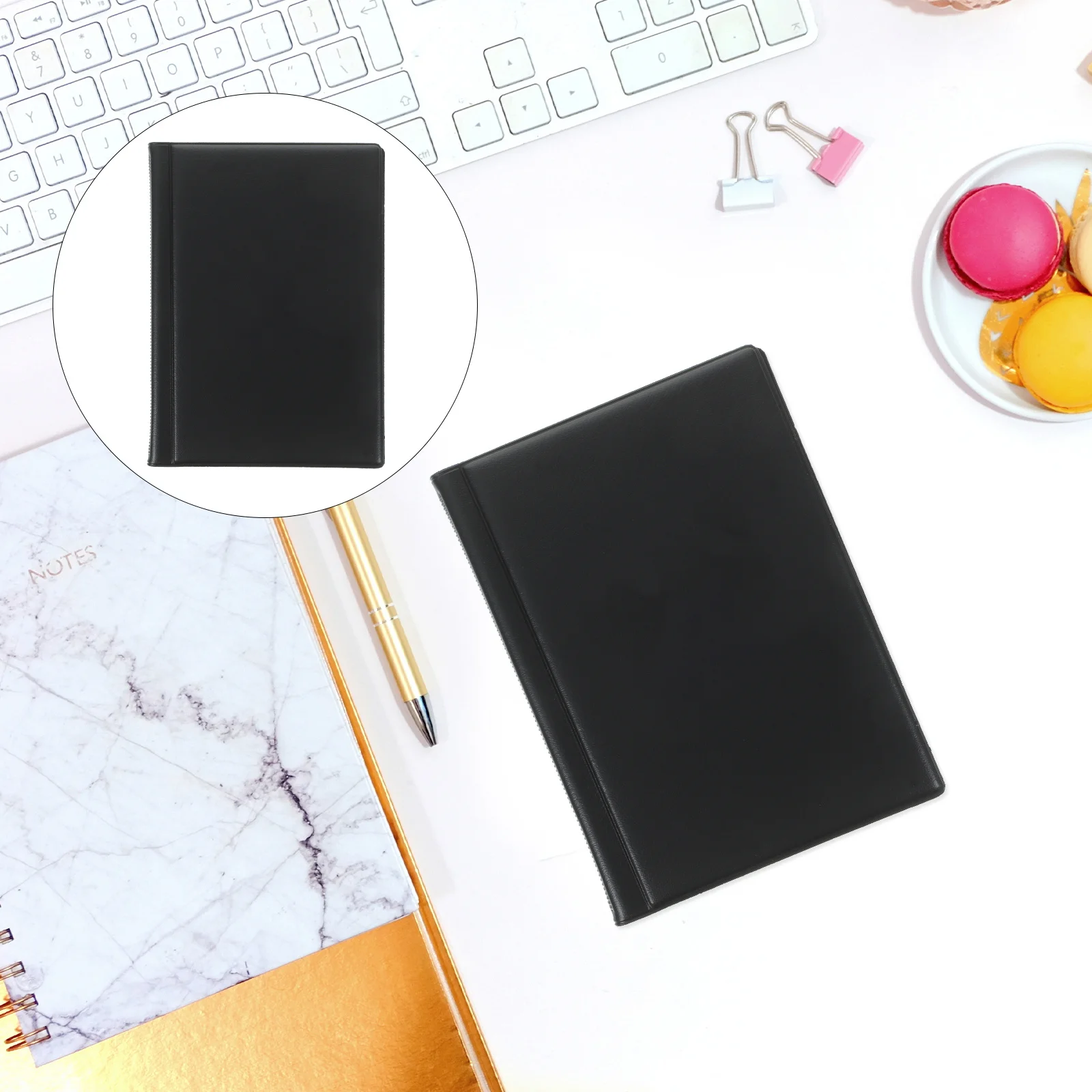 

Collection Book Premium Pu Commemorative Coin Storage Album Multiple Pockets For Organizing Coins Coin Albums