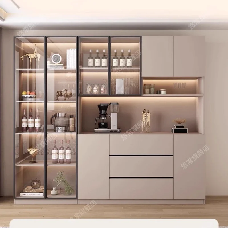 

Furniture For Coffee Bar Cabinet For Home Glass Shelf Wine Accessories Champagne Tower Glasses Plastic Wall Cabinets Drankkast