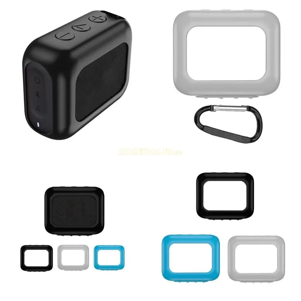 F62C Go4スピーカーソフトスキンバッグスタンドスクラッチ耐性プロテクターの柔軟なシリコンケースカバー