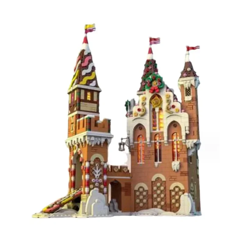 Nieuwe MOC-130576 Kerst En Winter Kasteel Model Gebouw 3971Pcs Volwassen En Kinderen Puzzel Onderwijs Verjaardag Speelgoed Geschenken