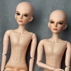 Handmade Makeup 60cm Male Doll 1/3 BJD Doll Head or Whole Doll (open Head with Two Pairs of Eyes), Dolls for Girls