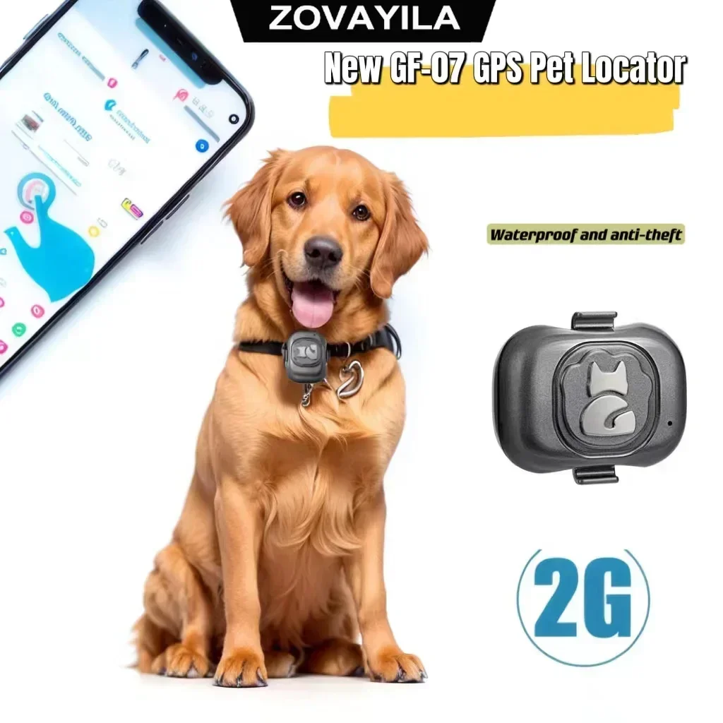 GPS intelligent wearable pet real-time locator tracker, waterproof and anti-theft new tracker