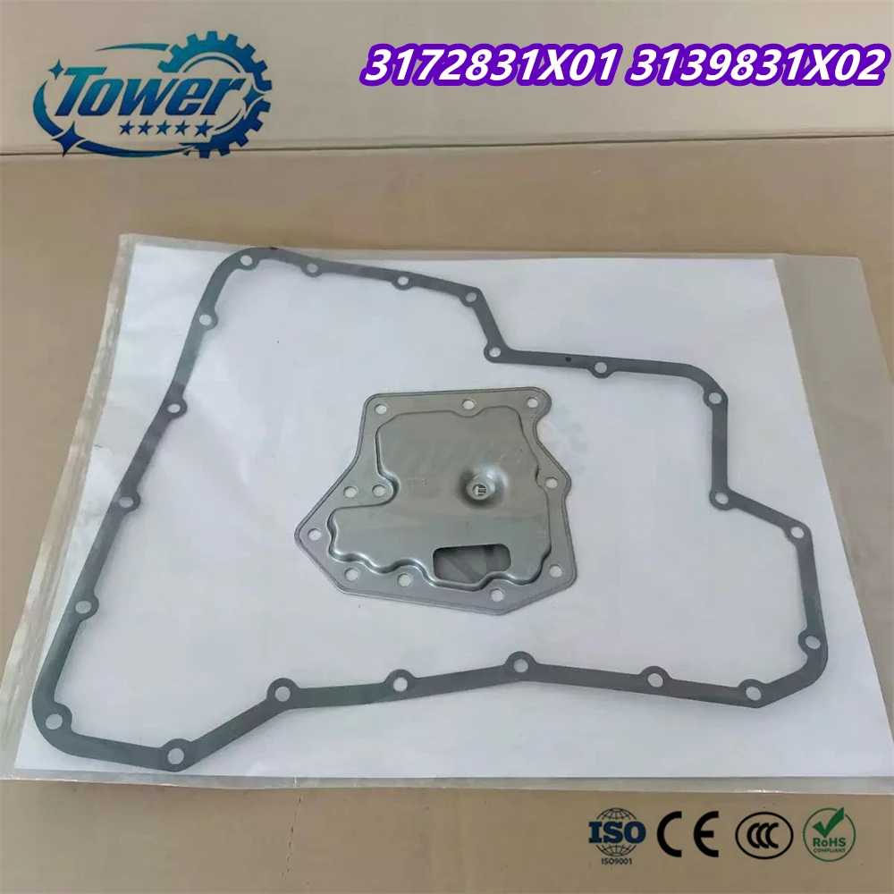 Transmission Filter Gasket Kit For NISSAN Bluebird Sylphy TIIDA LIVINA/Venucia D50 R50/Aeolus A60 3172831X01 3139831X02