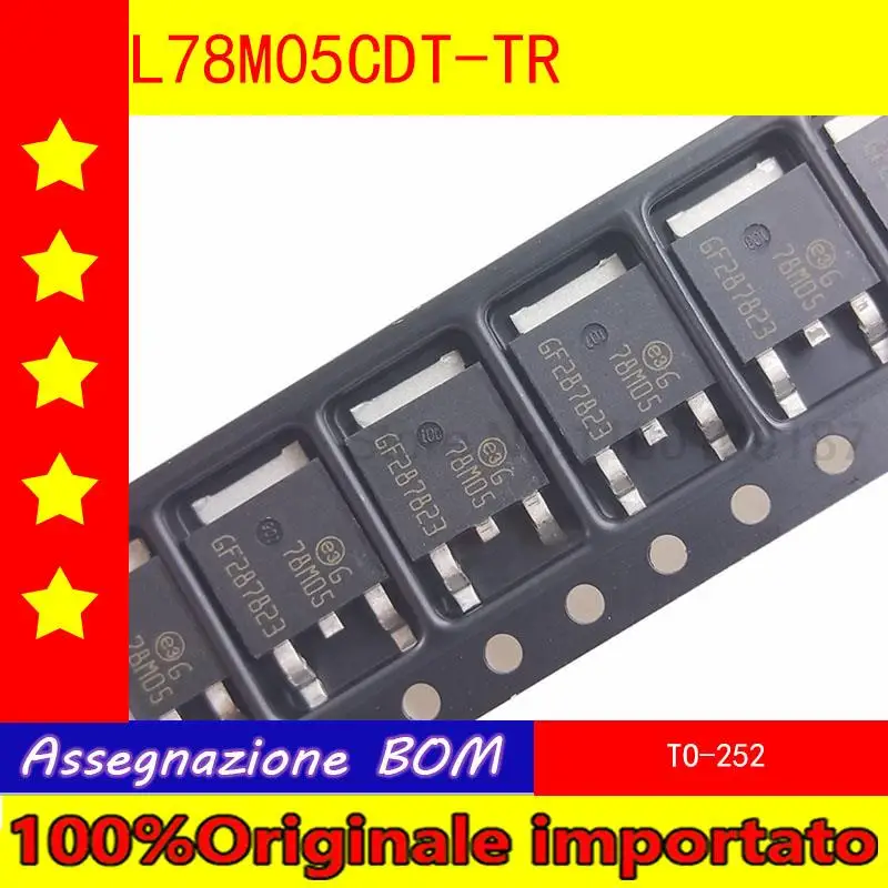 50pcs/lot  L78M05CDT-TR 78M05 L78M09CDT-TR 78M09 L78M12CDT-TR 78M12 L78M15CDT-TR 78M15 TO-252