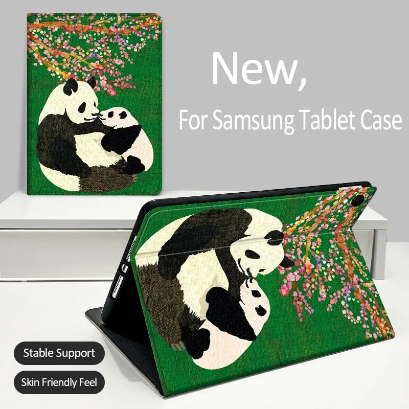 

Cute Art Panda Pattern Tablet Case For Samsung Galaxy Tab A A7 A8 A9 A11 S6 S11 Lite Plus 10.1 10.4 10.5 Inch 2022 2025