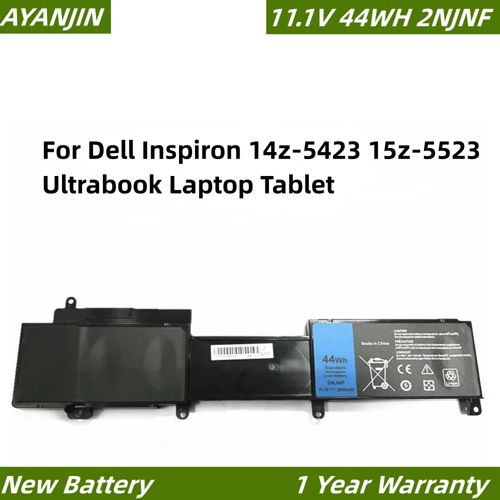 

New 2NJNF T41M0 TPMCF 11.1V 44WH Laptop Battery for Dell Inspiron 14z-5423 15z-5523 Ultrabook Laptop Tablet 8JVDG