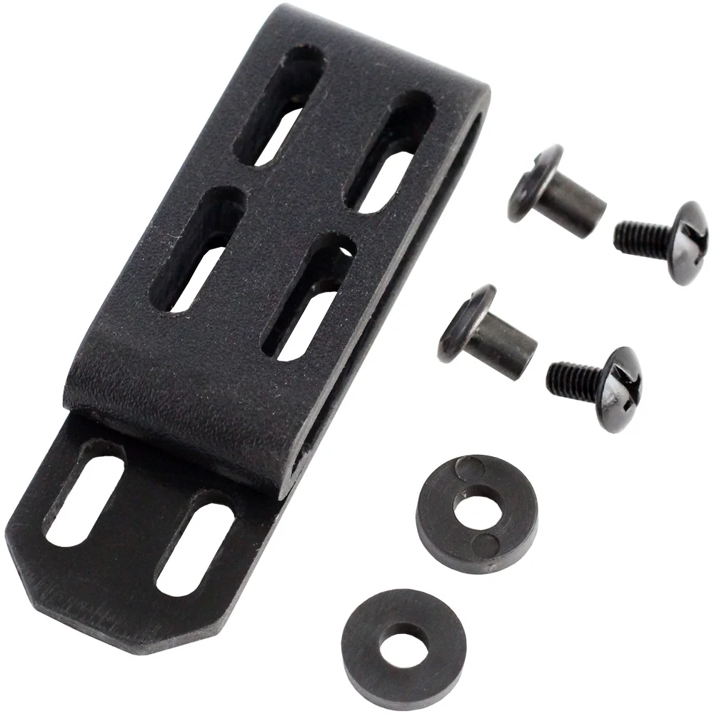 10PCS Kydex Secure-Ex C-Clip Belt Loops Large Belt Clip 3.0MM Thick For DIY Sheath Holster Pouch with Mounting Screws