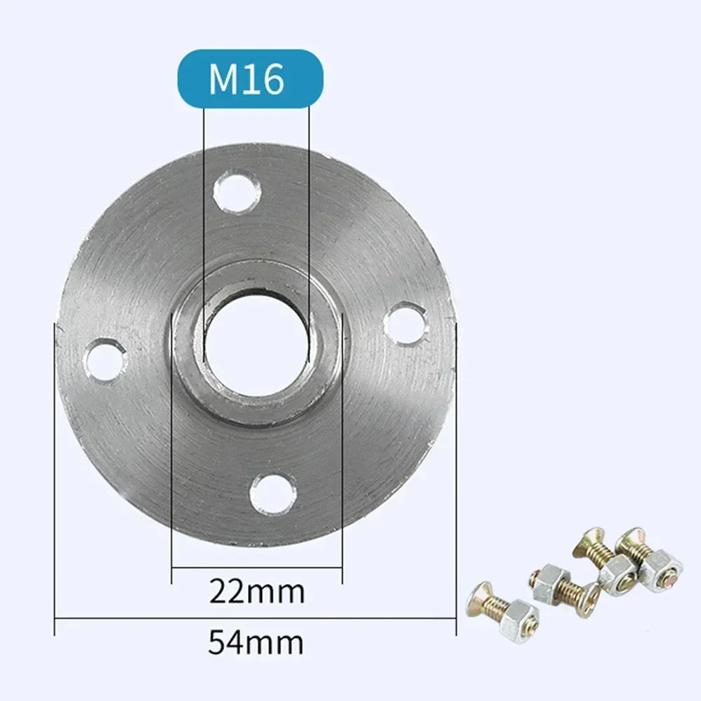 Angle Grinder Flange Flange For Connecting M10 M14 M16 Saw Blade Silver 1PC Cutting Disc Flange M Angle Grinder