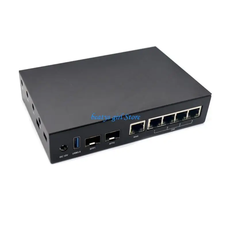

C7AB for Banana Aluminum Case Metal Enclosure 6PCS Heat Sinks Support 8 WIFI Antenna for BPI-R3