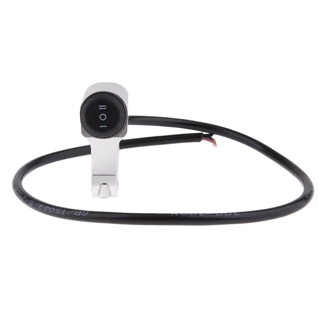 25mm Waterproof Handlebar Light Switch Alloy Electric on Off on for Motorbike Motorcycle Accessories