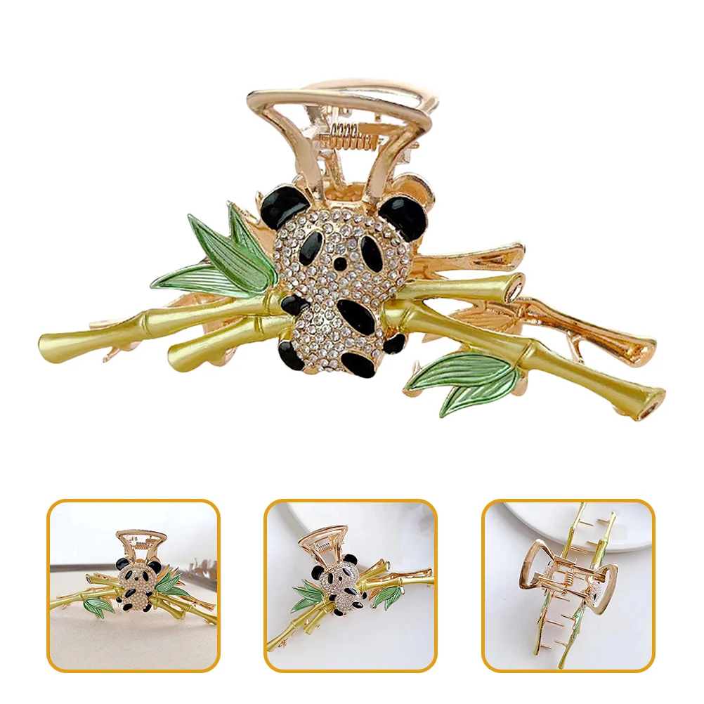 

Panda Shark Clip Hair Claw Clamp Metal Accessories for Thick Clips Women Decorative Alloy