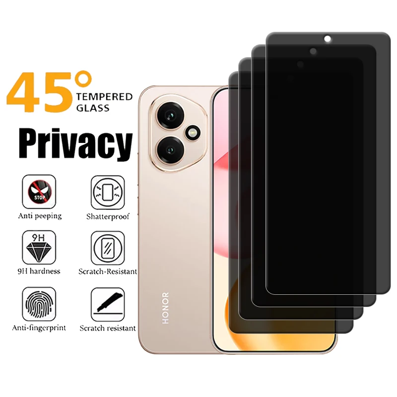 4/3/2/1 Uds para Huawei Honor 400 vidrio Honor 400 Protector de vidrio templado privacidad Anti-espía cubierta pegamento Protector de pantalla Honor 400
