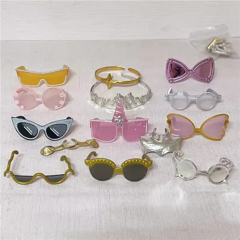 001 new brand glasses plain accessories make-up rainbow high clothes dress nuannuanmengwu zhibo