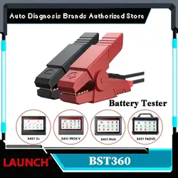 LAUNCH X431 BST360 Car Battery Tester Clip Analyzer 12V Voltage Battery Charging automotive scanner for X431 PROS V Bluetooth