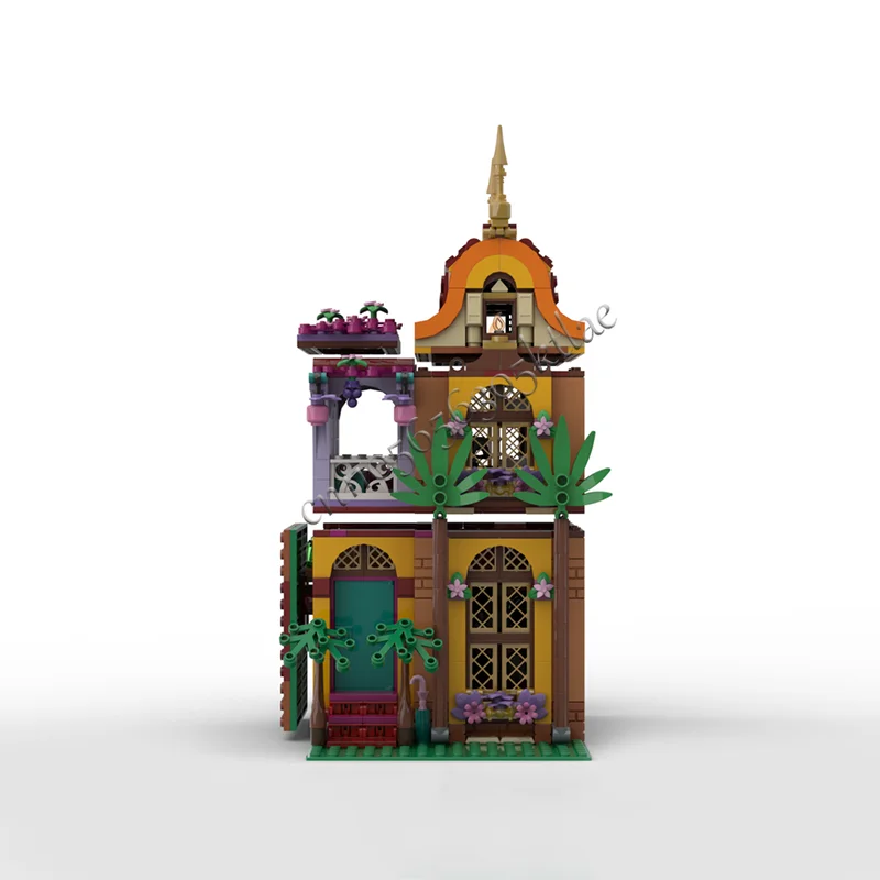 1005 pezzi di vendita caldo casa incantata building block architettura retrò modello display giocattolo bambini assemblaggio compleanno regali di Natale