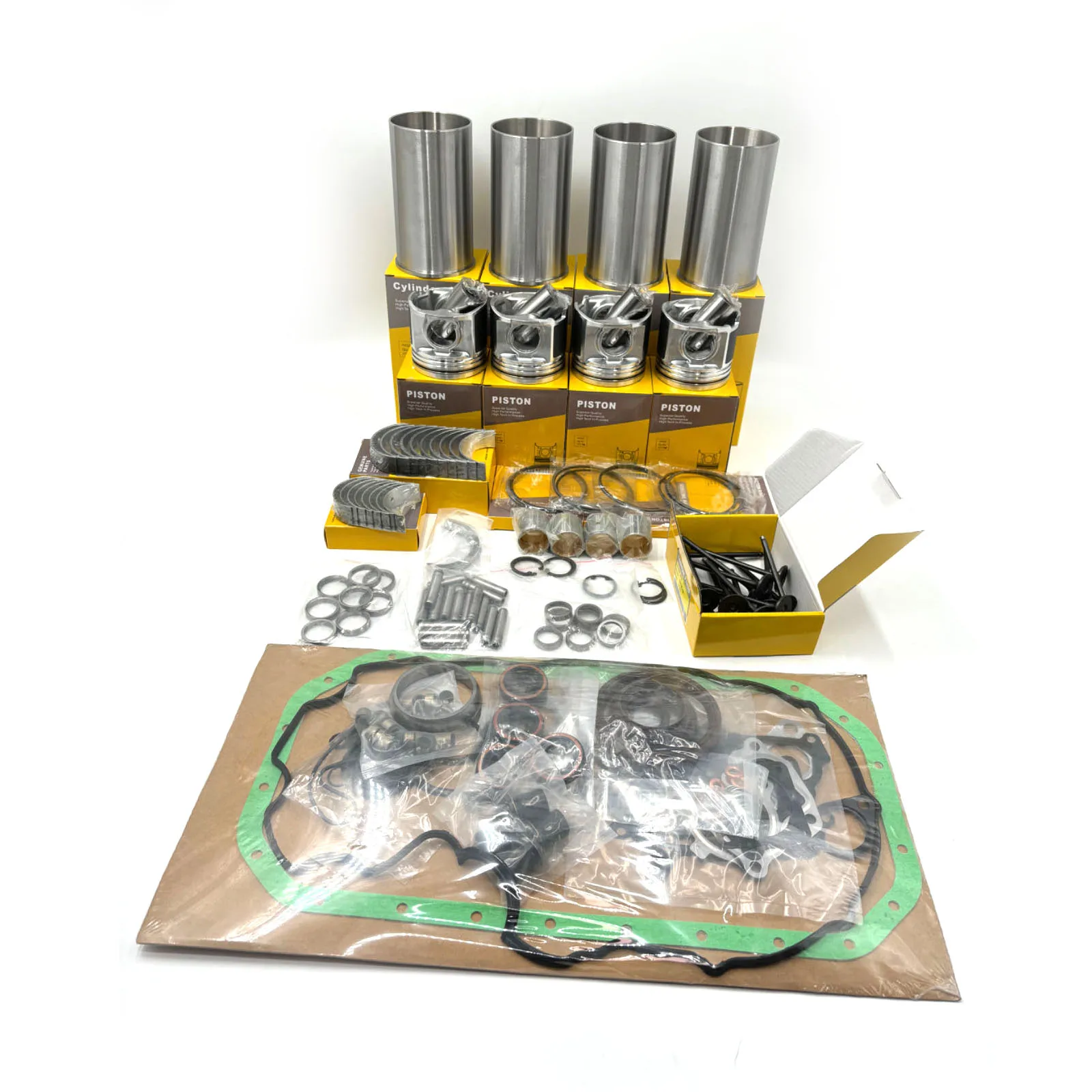 

For Caterpillar cat C3.3 Overhaul Rebuild Kit Full Gasket set Cylinder Liner Piston ring Bearing set Tractor Engine Spare Parts