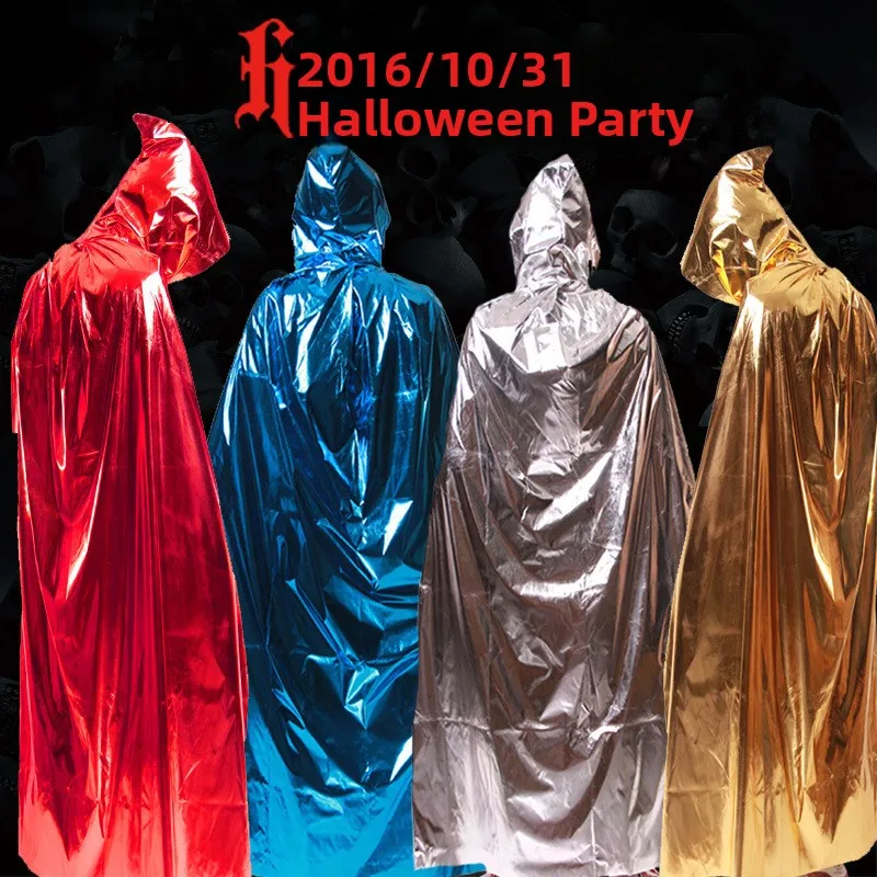 Costume da strega d'oro loween Mantello per adulti Performance Outfit Costume di scena Tradizionale cinese etnico da donna Faion Autunno