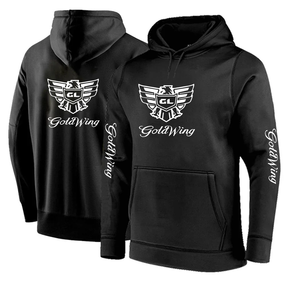 

Goldwing GL1500 Motorcycle Spring Autumn Men Printing Solid Color Pullover Hoodie Fashion Long Sleeve Comfortable Casual Tops