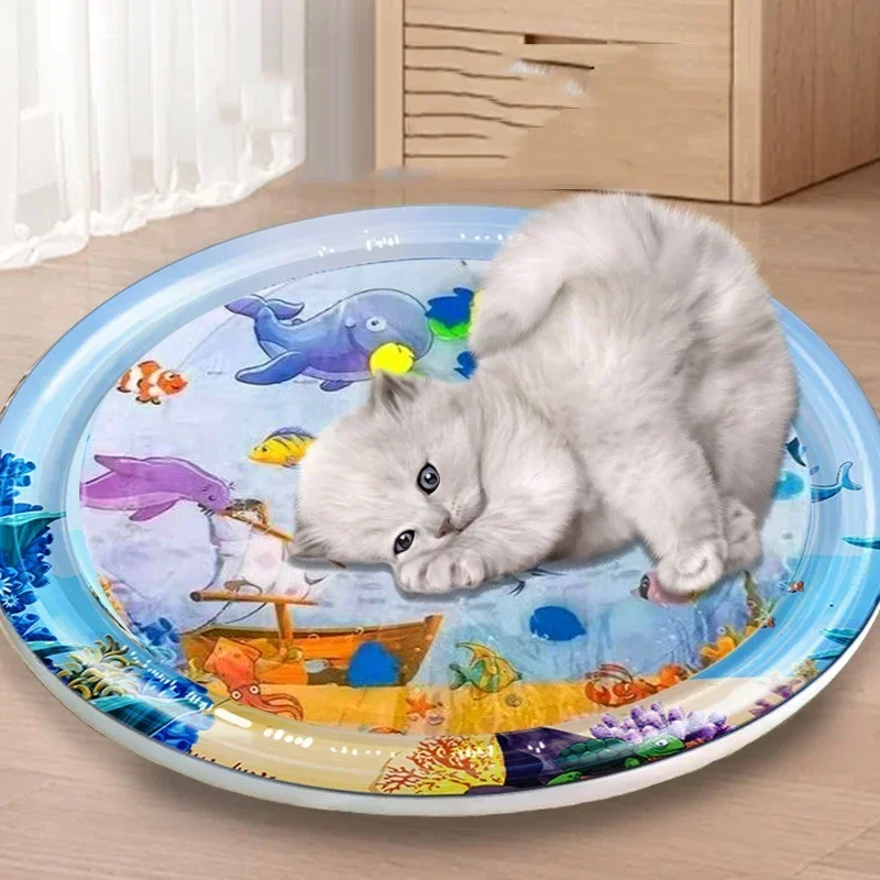 Summer Cold Water Pad Cooling Pet Bed Water Sensory Play Mat Thickened Inflatable Cool Bed Cushion Cool Cold Mats Pet Supplies