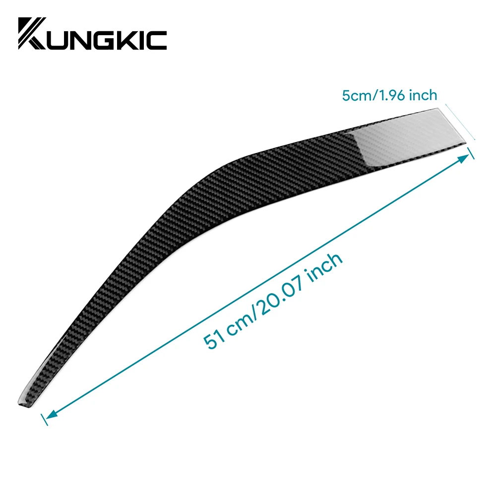 Real Soft Carbon Fiber For Toyota Camry 2018 2019 2020 2021 2022 2023 2024 LHD RHD Car Passenger Instrument Panel Accessories