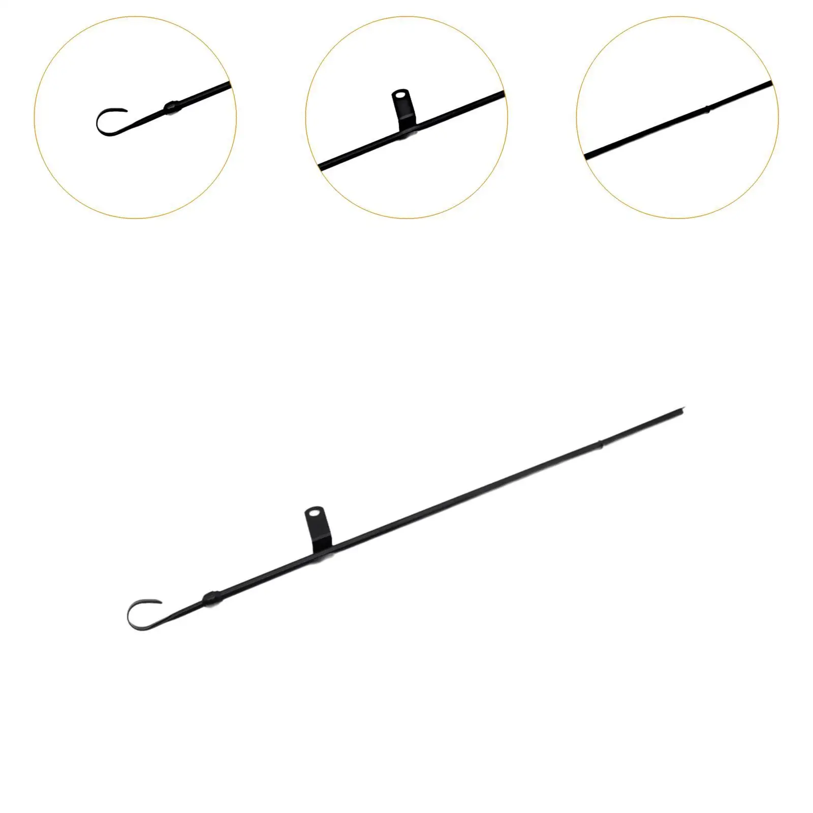 エンジンオイルディップスティック、プレミアムSi-at39043-bk、シボレーBBC 396-454 1965-90用