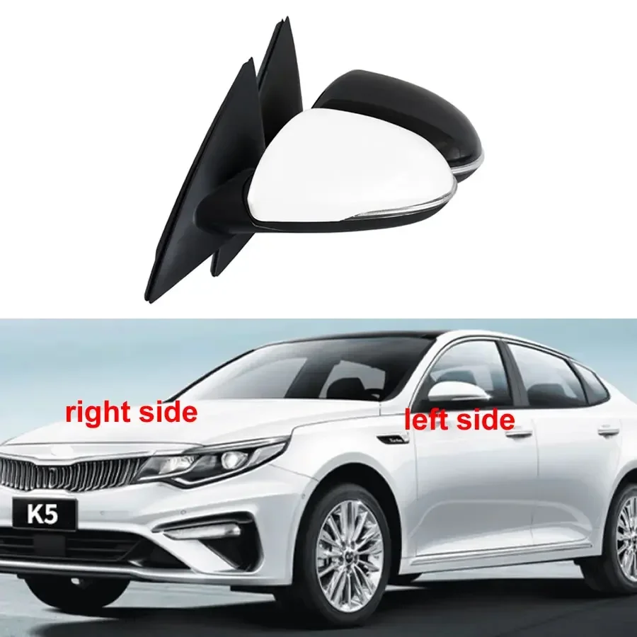 

For Kia K5 2016 2017 2018 Replacement Car Exterior Rearview Mirrors Door Wing Rear View Mirror Assembly 5-wire 1pcs