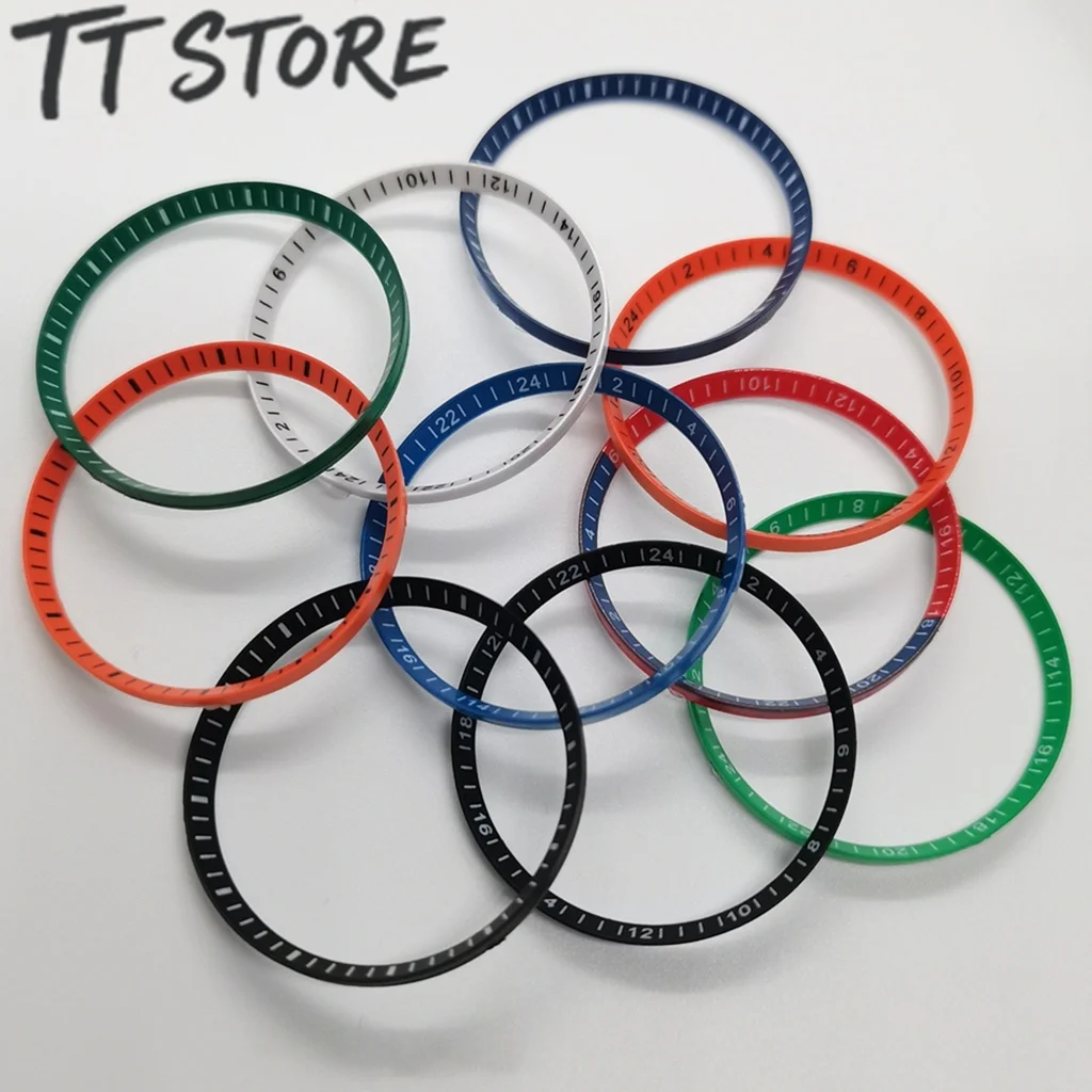30,5mm Uhren-Innenring für SKX007 SKX009 SRPD Kunststoff-Zifferblattring für NH35 NH36 Uhrwerk Herrenuhrengehäuse Ersatzteil