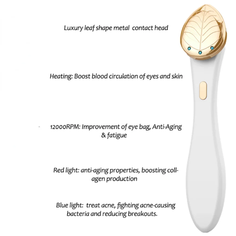 Anti-aging Skin Rejuvenation GalvanicSpa Wrinkle Remove Machine Microcurrent Vibrating Eye & Massager Lifting Device