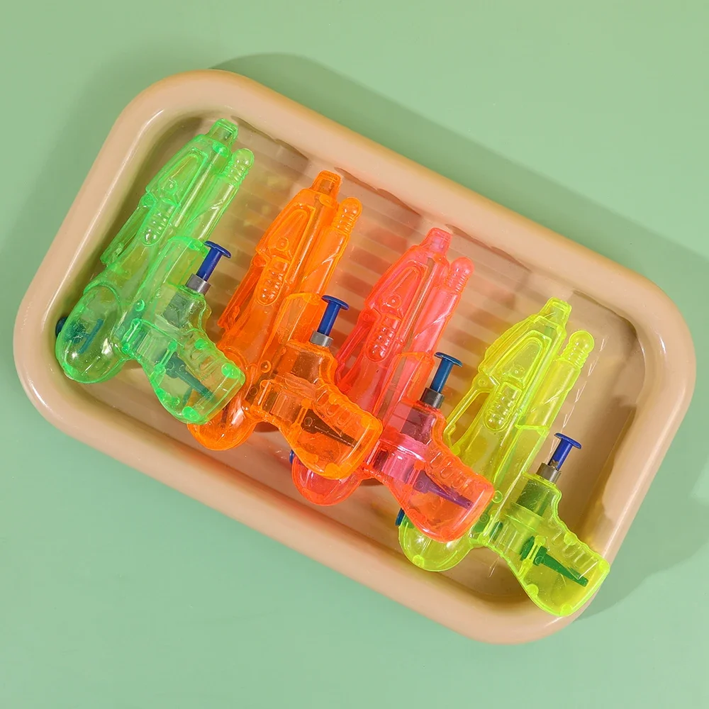 1/2/3/4 Stuks Kinderen Waterpistool Speelgoed Mini Transparante Squirt Waterpistolen Kids Zomer outdoor Vechten Strand Zwembad Spel Blaster Speelgoed