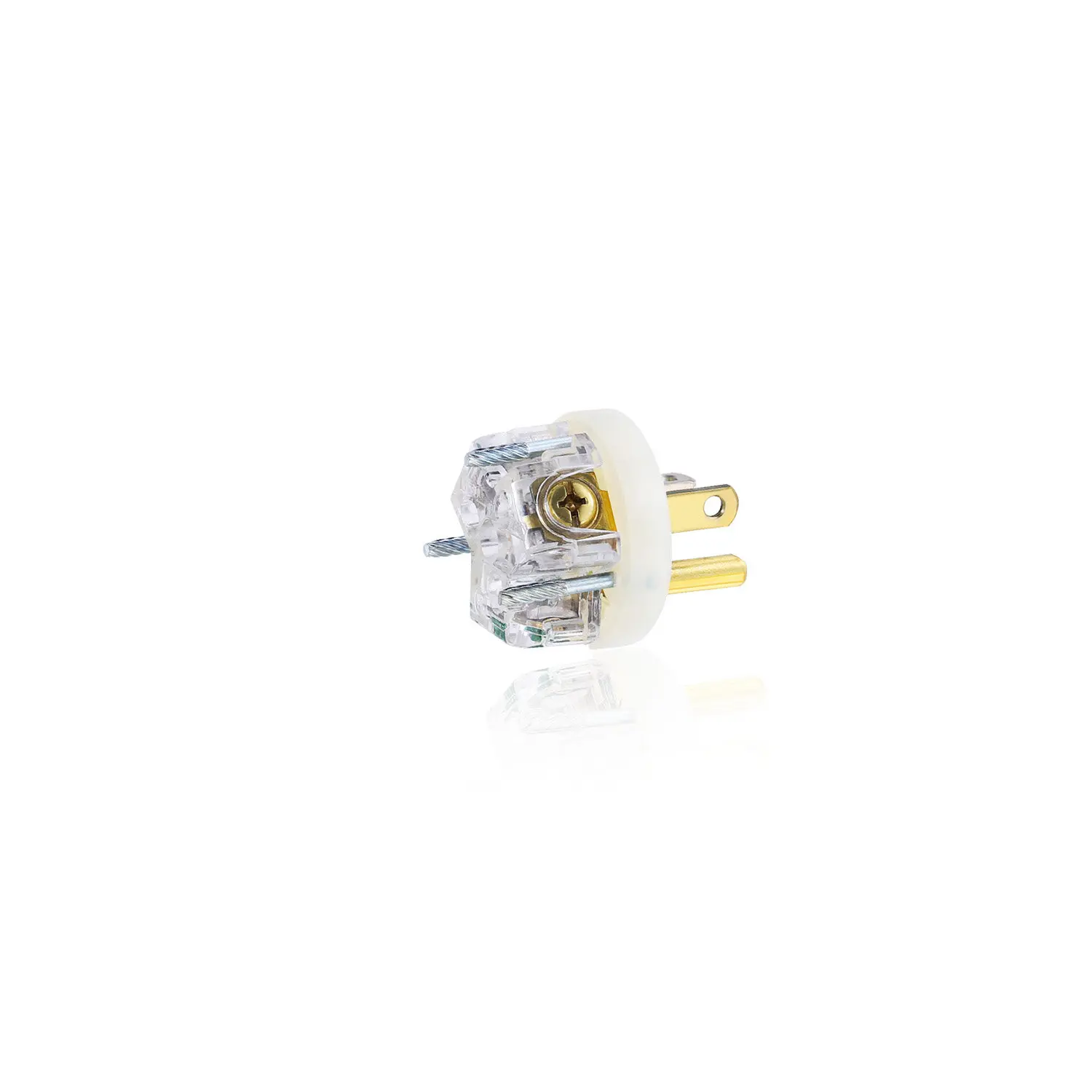 American HUBBELL Hobo HBL8315C Series Brass Conductor High-Fidelity Audio NEMA Power Plug