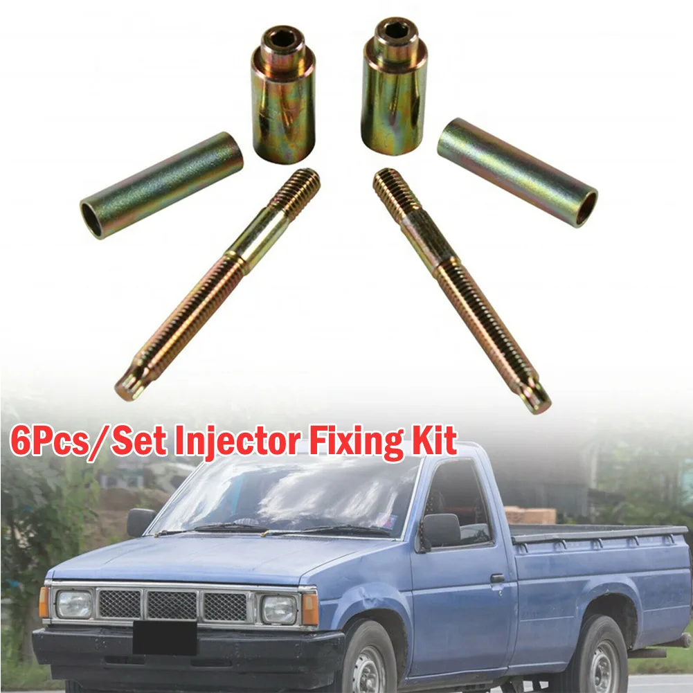 6Pcs Car Injector Fixing Kit Metal For TRAFIC MASTER/For PRIMASTAR 2.2 2.5 DCi 8200553118 Auto Accessories