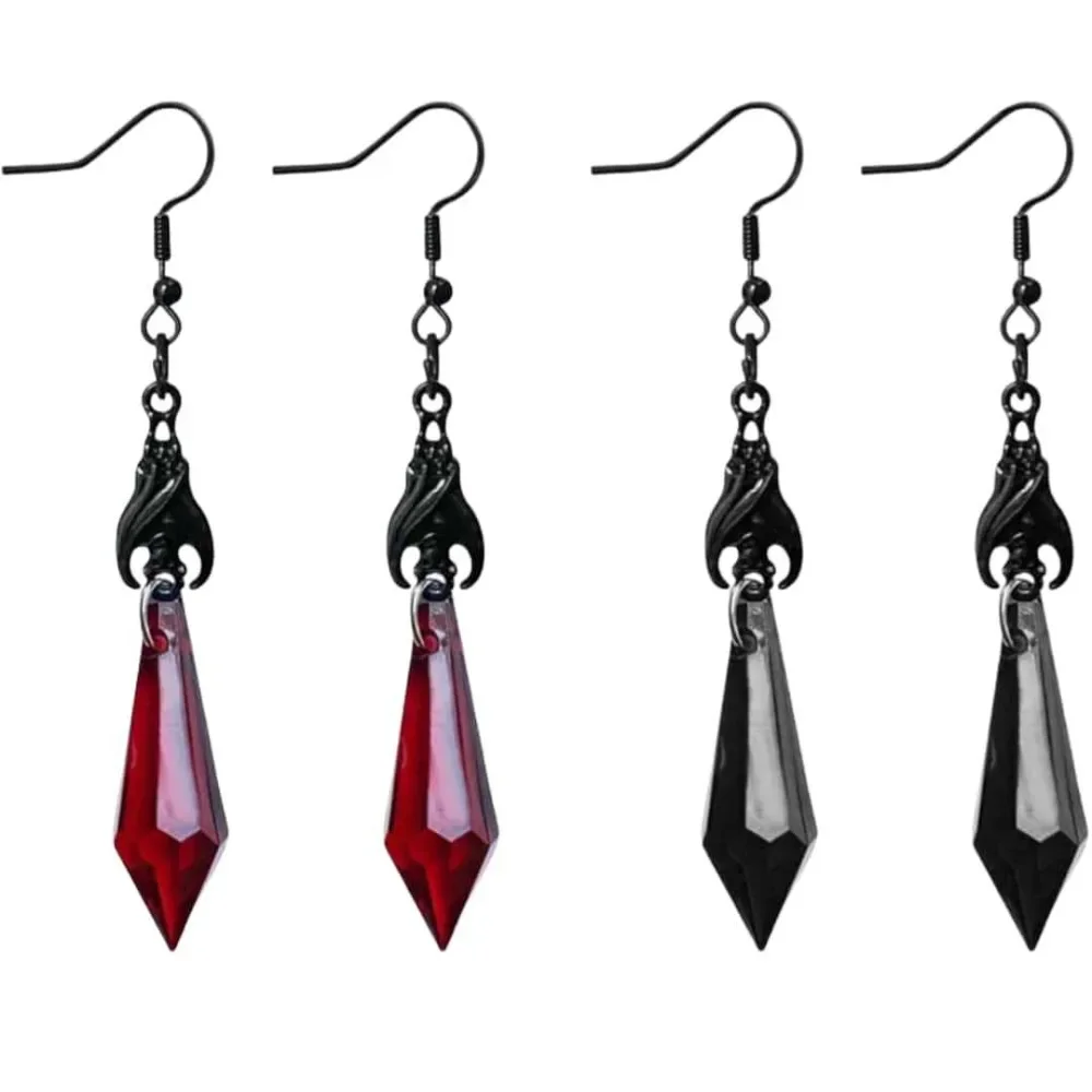 Black Bat Earrings …