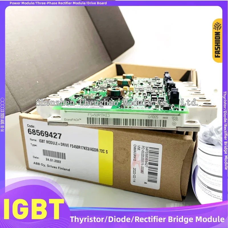 Modulo IGBT FS450R12KE3/AGDR-71C con scheda driver FS450R17KE3/AGDR-72C S Accessori inverter FS450R12KE3/AGDR-71C S AGDR-76C