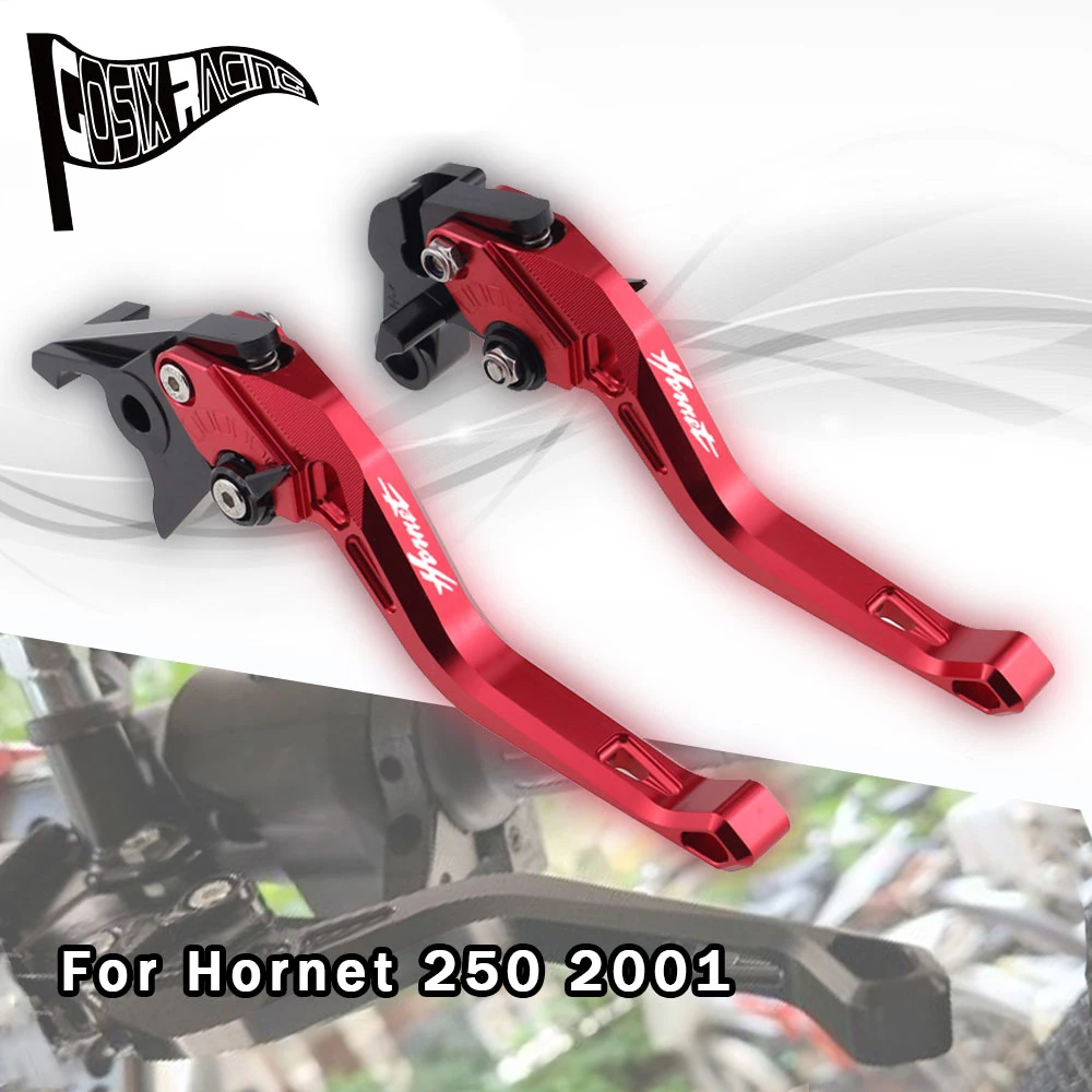 

Подходит для Hornet 250 2001 короткие рычаги тормозной муфты для Hornet250 2001 аксессуары для мотоциклов с ЧПУ набор регулируемых ручек