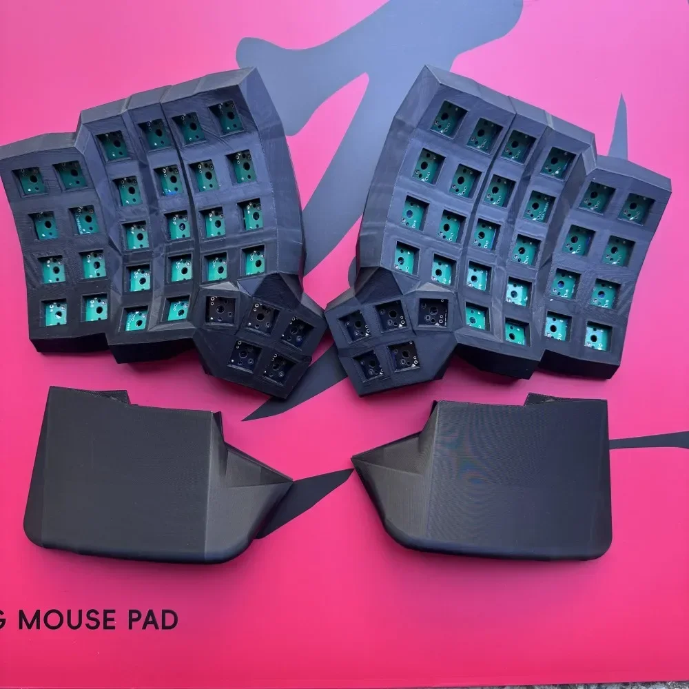 Dactyl Manuform Split Keyboard Kit 4x6 Custom Hot Swap Wired Single-mode Split Mechanical Keyboard Vial Type C Keyboard Kit Game